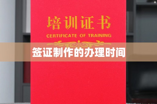 晴隆签证制作的办理时间