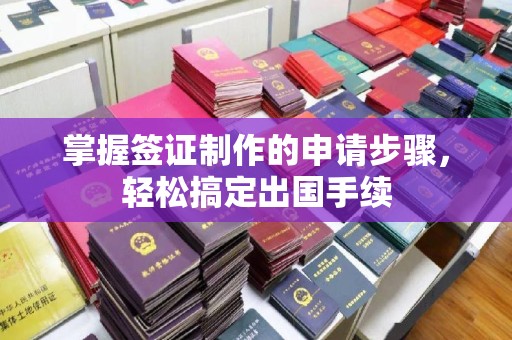 晴隆掌握签证制作的申请步骤，轻松搞定出国手续