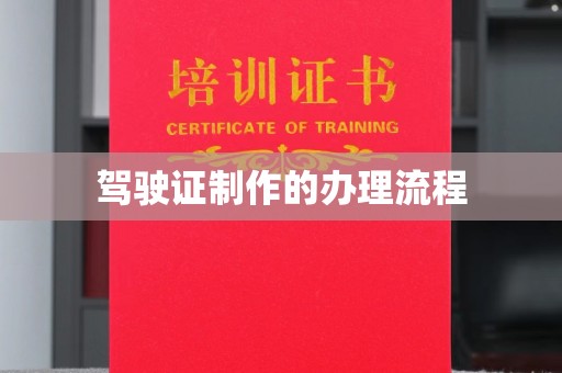 晴隆驾驶证制作的办理流程