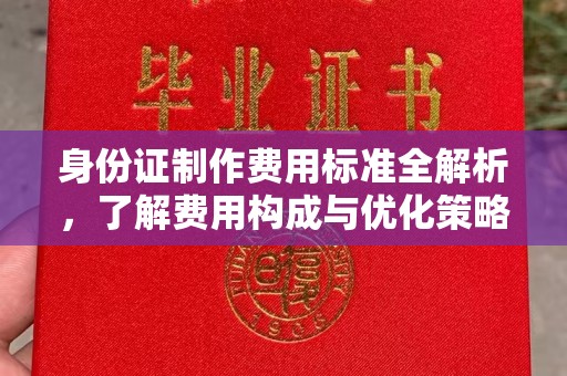 晴隆身份证制作费用标准全解析，了解费用构成与优化策略