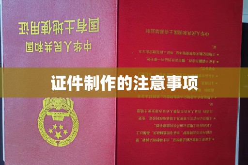 晴隆证件制作的注意事项